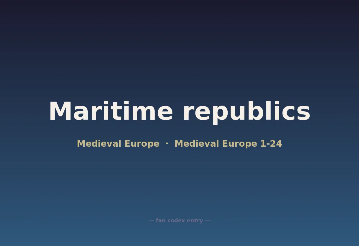 Maritime republics