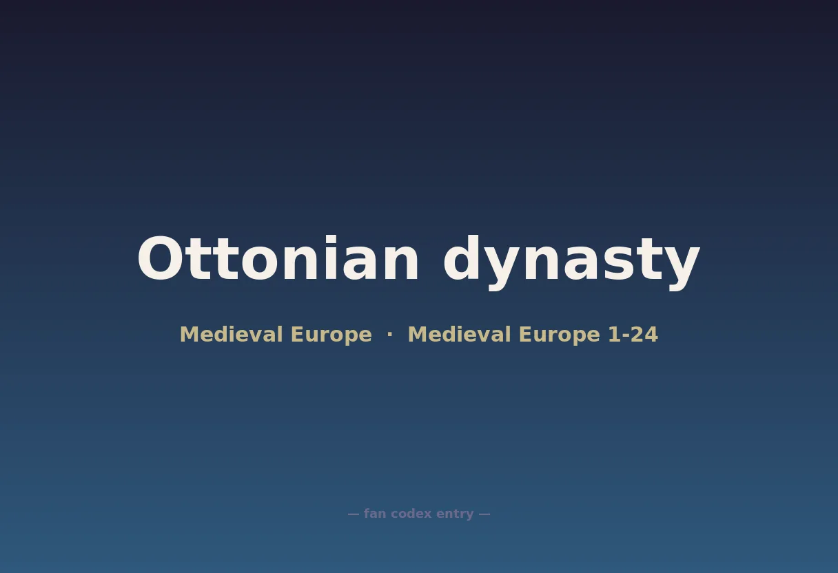 Ottonian dynasty