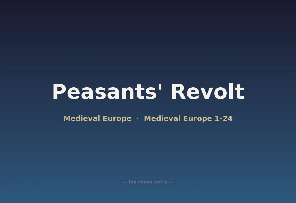 Peasants' Revolt