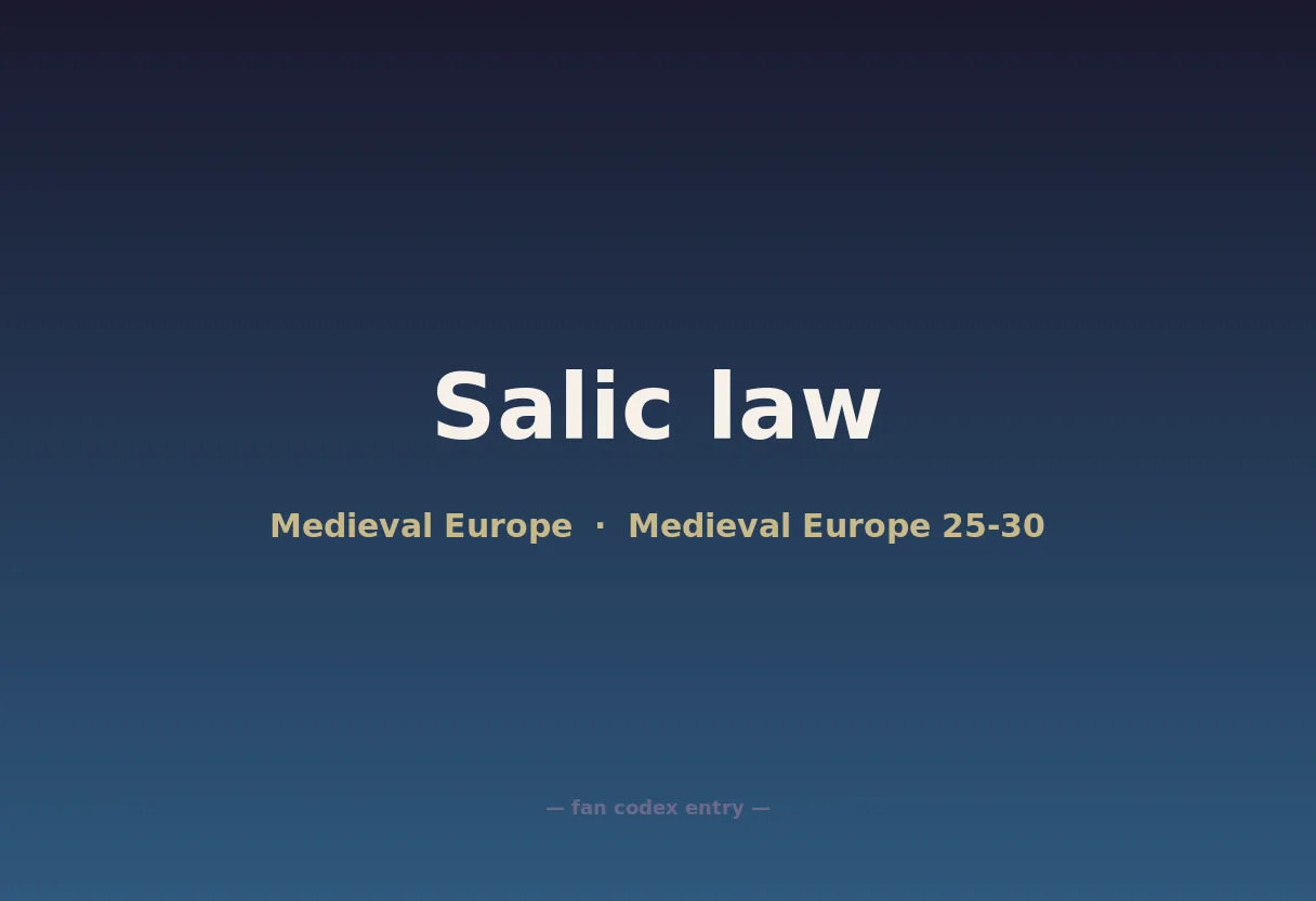 Salic law